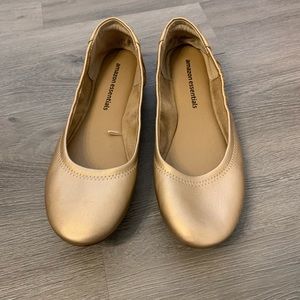 Rose gold flats